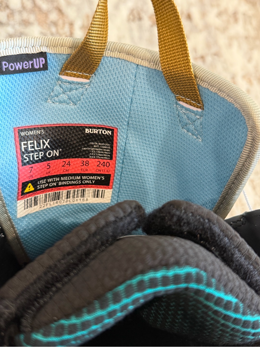 Burton Women's Felix Step On Snowboard Boots Size Us 7 — image 6 of 8